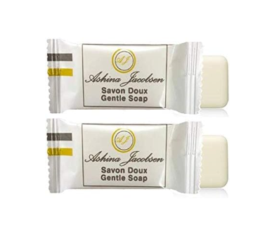 Savon hôtel 10g,  Ashina Jacobsen, (LOT DE 50) savon d’accueil, hôtel soap