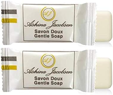 Savon hôtel 10g,  Ashina Jacobsen, (LOT DE 50) savon d’accueil, hôtel soap