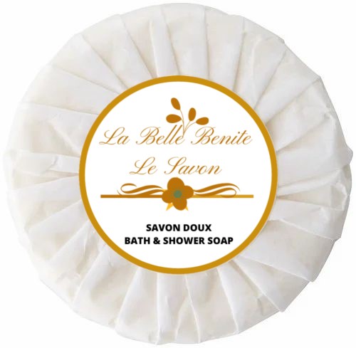 La Belle Benite Savon 15g + Shampoing  douche pour corps et cheveux 30ml ,( LOT DE 50/ 100/ 200 ARTICLES)Set de courtoisie ASHINA JACOBSEN